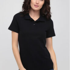 Жіноча футболка поло "Premium-black"