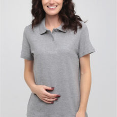 Жіноча футболка поло "Premium-melange"