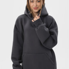 Худі оверсайз утеплене "Space-gray"